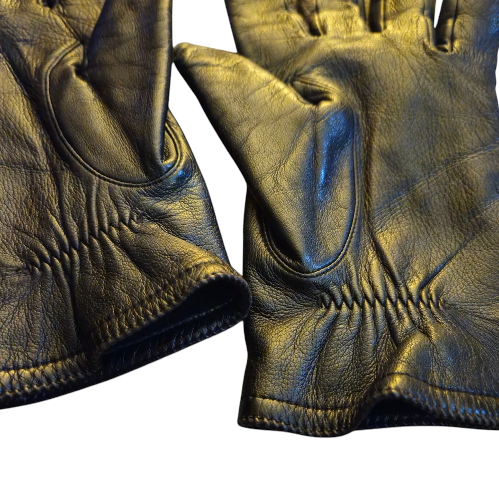 Vintage Isotoner Aris Set Of 2 Women (8-9) Leather Gloves Winter Riding Classic